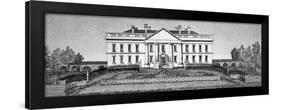 The White House in 1820-George Catlin-Framed Giclee Print