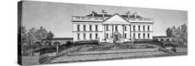 The White House in 1820-George Catlin-Stretched Canvas
