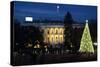The White House in Christmas - Washington Dc, United States-Orhan-Stretched Canvas