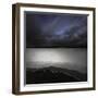 the white house on the frozen lake-Gilbert Claes-Framed Photographic Print