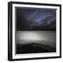 the white house on the frozen lake-Gilbert Claes-Framed Photographic Print