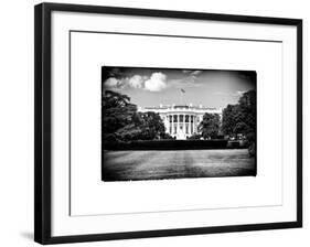 The White House South Lawn, Official Residence of the President of the US, Washington D.C-Philippe Hugonnard-Framed Art Print