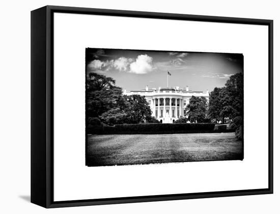 The White House South Lawn, Official Residence of the President of the US, Washington D.C-Philippe Hugonnard-Framed Stretched Canvas