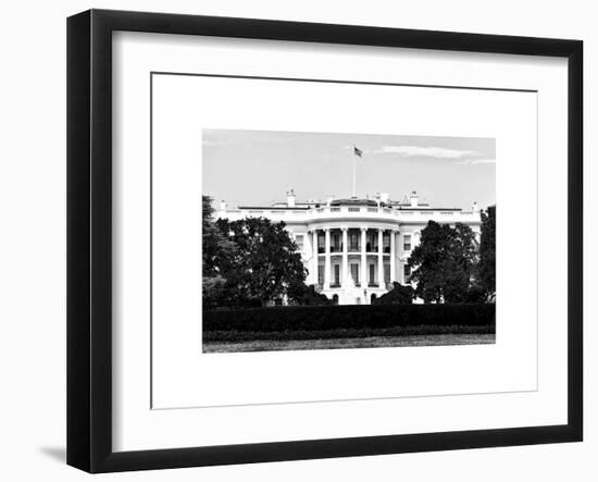 The White House South Lawn, Official Residence of the President of the US, Washington D.C-Philippe Hugonnard-Framed Art Print