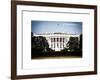 The White House South Lawn, Official Residence of the President of the US, Washington D.C-Philippe Hugonnard-Framed Art Print