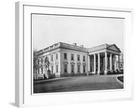 The White House, Washington Dc, Late 19th Century-John L Stoddard-Framed Giclee Print