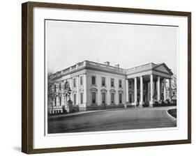 The White House, Washington Dc, Late 19th Century-John L Stoddard-Framed Giclee Print