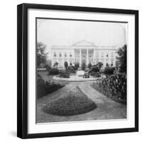 The White House, Washington, Dc., USA, Late 19th Century-Underwood & Underwood-Framed Photographic Print