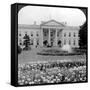 The White House, Washington Dc, Usa-Underwood & Underwood-Framed Stretched Canvas