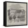 The White House, Washington, the Residence of the President of the United States-null-Framed Stretched Canvas