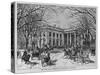 The White House, Wshington, D. C. Photographed by L. E. Walker.-null-Stretched Canvas