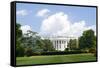 The White House-chrishowey-Framed Stretched Canvas