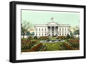 The White House-null-Framed Art Print