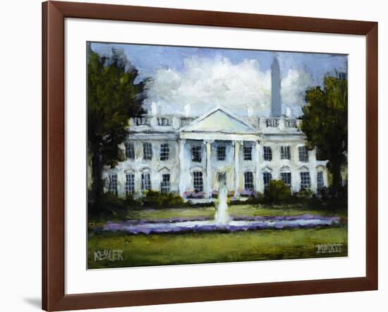 The White House-Daniel Patrick Kessler-Framed Premium Giclee Print