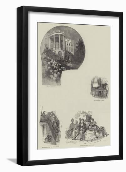 The White House-null-Framed Giclee Print