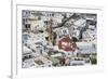 The White Houses of the Town of Lindos, Rhodes, Dodecanese Islands, Greek Islands, Greece, Europe-Michael Runkel-Framed Photographic Print