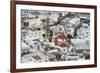 The White Houses of the Town of Lindos, Rhodes, Dodecanese Islands, Greek Islands, Greece, Europe-Michael Runkel-Framed Photographic Print