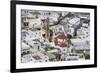 The White Houses of the Town of Lindos, Rhodes, Dodecanese Islands, Greek Islands, Greece, Europe-Michael Runkel-Framed Photographic Print