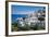 The White Houses of the Town of Lindos, Rhodes, Dodecanese Islands, Greek Islands, Greece, Europe-Michael Runkel-Framed Photographic Print