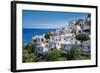 The White Houses of the Town of Lindos, Rhodes, Dodecanese Islands, Greek Islands, Greece, Europe-Michael Runkel-Framed Photographic Print