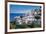 The White Houses of the Town of Lindos, Rhodes, Dodecanese Islands, Greek Islands, Greece, Europe-Michael Runkel-Framed Photographic Print