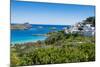 The White Houses of the Town of Lindos, Rhodes, Dodecanese Islands, Greek Islands, Greece, Europe-Michael Runkel-Mounted Photographic Print