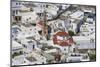 The White Houses of the Town of Lindos, Rhodes, Dodecanese Islands, Greek Islands, Greece, Europe-Michael Runkel-Mounted Photographic Print