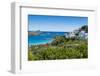 The White Houses of the Town of Lindos, Rhodes, Dodecanese Islands, Greek Islands, Greece, Europe-Michael Runkel-Framed Photographic Print