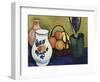 The White Jug with Flower and Fruit, 1910-Auguste Macke-Framed Giclee Print