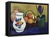 The White Jug with Flower and Fruit, 1910-August Macke-Framed Stretched Canvas