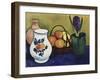 The White Jug with Flower and Fruit, 1910-August Macke-Framed Giclee Print