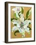 The white lilies-Joan Thewsey-Framed Giclee Print