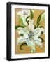 The white lilies-Joan Thewsey-Framed Giclee Print