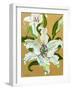 The white lilies-Joan Thewsey-Framed Giclee Print