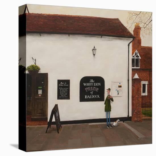 The White Lion, Baldock-Chris Ross Williamson-Stretched Canvas