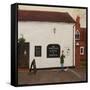 The White Lion, Baldock-Chris Ross Williamson-Framed Stretched Canvas