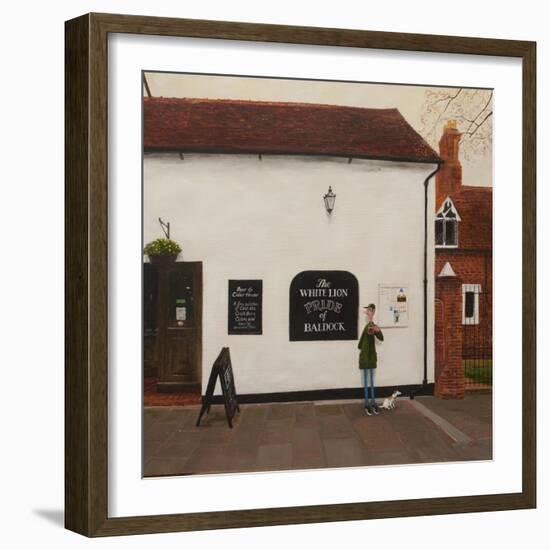 The White Lion, Baldock-Chris Ross Williamson-Framed Giclee Print