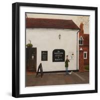 The White Lion, Baldock-Chris Ross Williamson-Framed Giclee Print