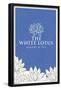 The White Lotus - White and Blue Logo-Trends International-Framed Poster