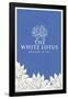The White Lotus - White and Blue Logo-Trends International-Framed Poster