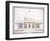 The White Marble Tomb of Seliem Chistie, C. 1815 (Pencil, Pen and Ink, W/C)-null-Framed Giclee Print