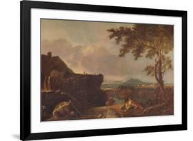 'The White Monk II', c1775, (1938)-Richard Wilson-Framed Giclee Print