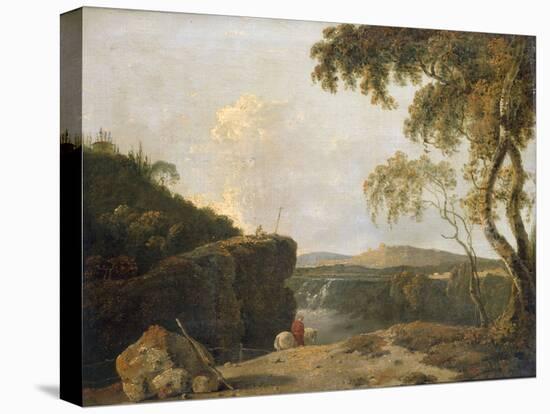 The White Monk-Joseph Wright of Derby-Stretched Canvas