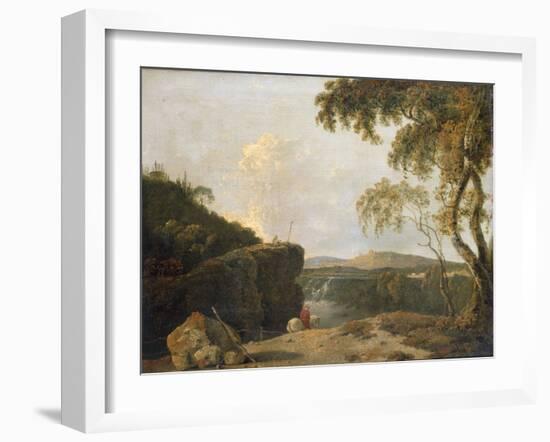 The White Monk-Joseph Wright of Derby-Framed Giclee Print