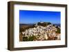The White Moorish Hilltop Village of Casares, known as a "pueblo blanco" because of the whitewas...-Panoramic Images-Framed Photographic Print