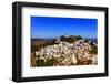 The White Moorish Hilltop Village of Casares, known as a "pueblo blanco" because of the whitewas...-Panoramic Images-Framed Photographic Print