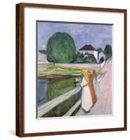 The White Night, 1903-Edvard Munch-Framed Premium Giclee Print