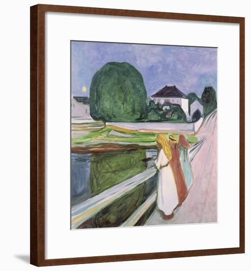 The White Night, 1903-Edvard Munch-Framed Premium Giclee Print