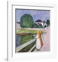 The White Night, 1903-Edvard Munch-Framed Premium Giclee Print