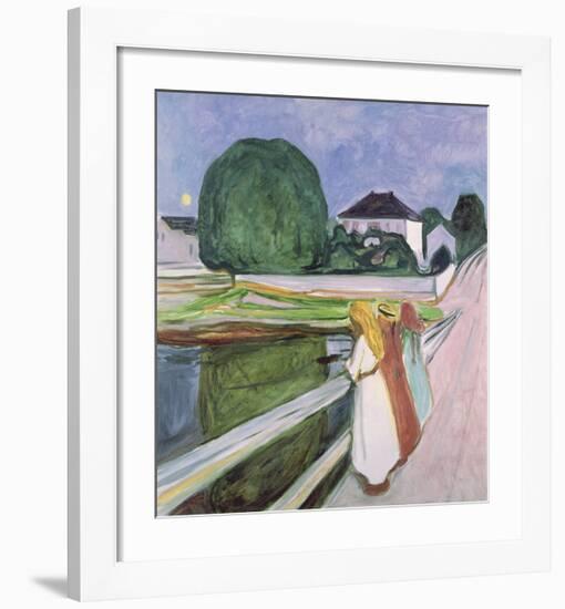 The White Night, 1903-Edvard Munch-Framed Premium Giclee Print